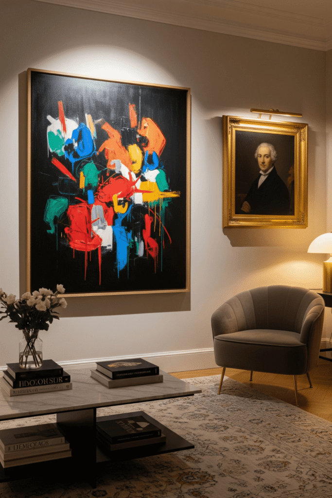 Luxe Home Decor with Paintings