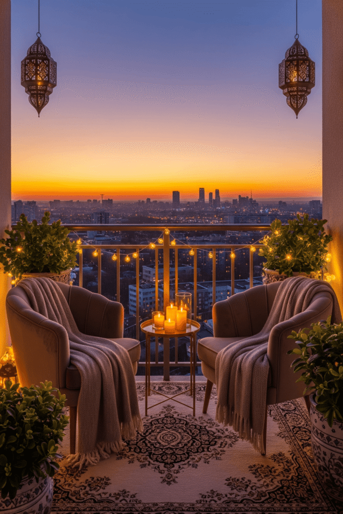 Luxe Home Decor for the Balcony