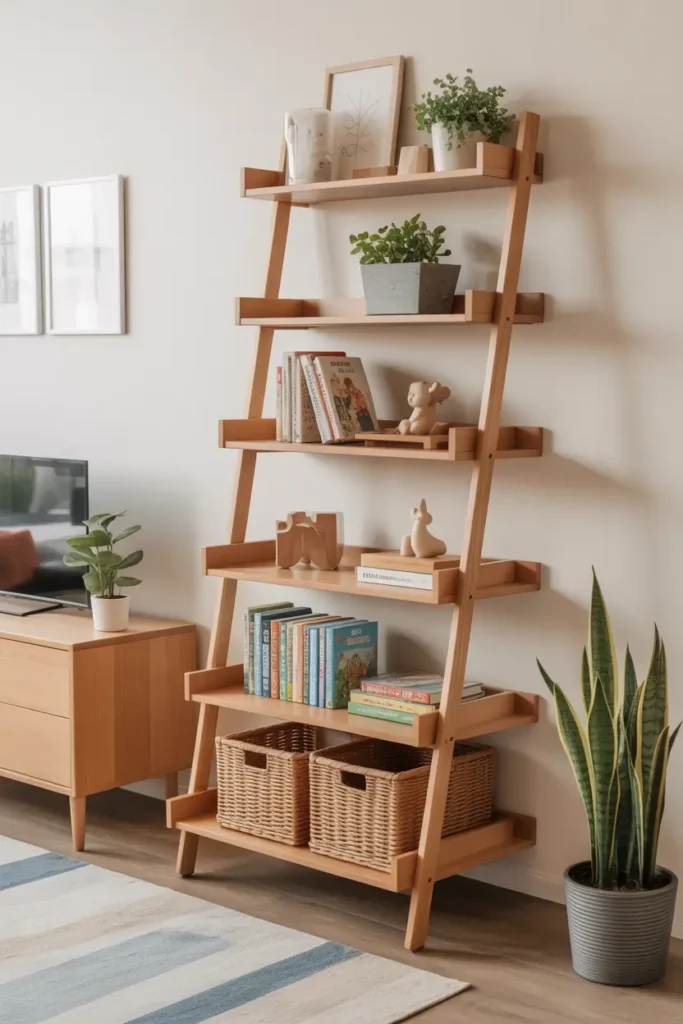 Use Ladder Shelves
