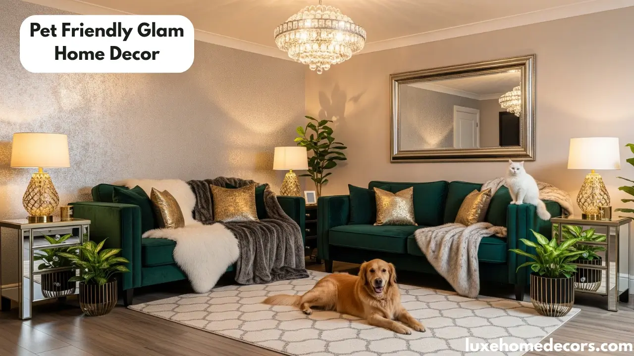 Pet Friendly Glam Home Decor
