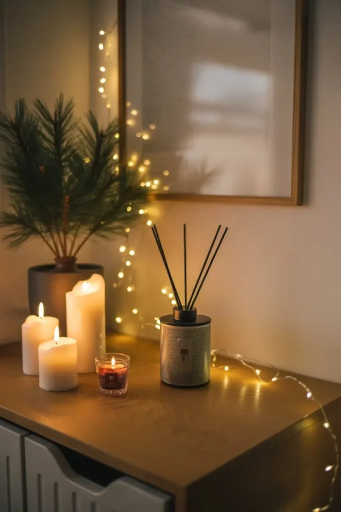 Small Entryway Christmas Decor Ideas