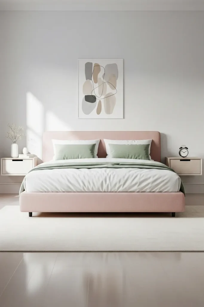 Modern & Luxury Pink and Green Bedroom Styles  