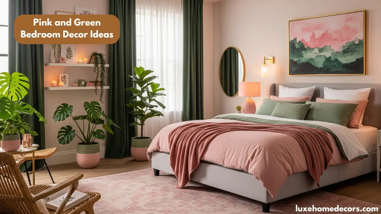Pink and Green Bedroom Decor Ideas