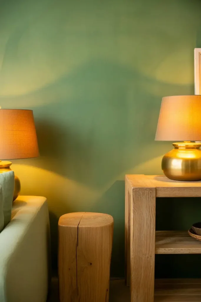 Navy and Green Bedroom Decor 