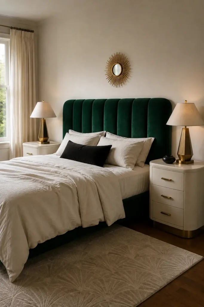 Go Art Deco With Emerald and Geometric Gold