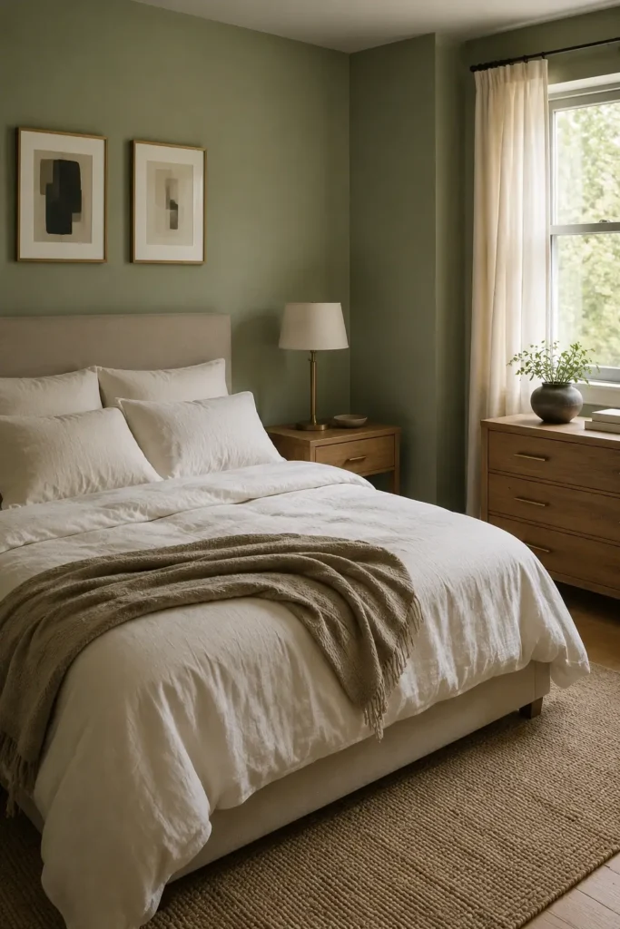 Sage Green and Gold Bedroom Ideas