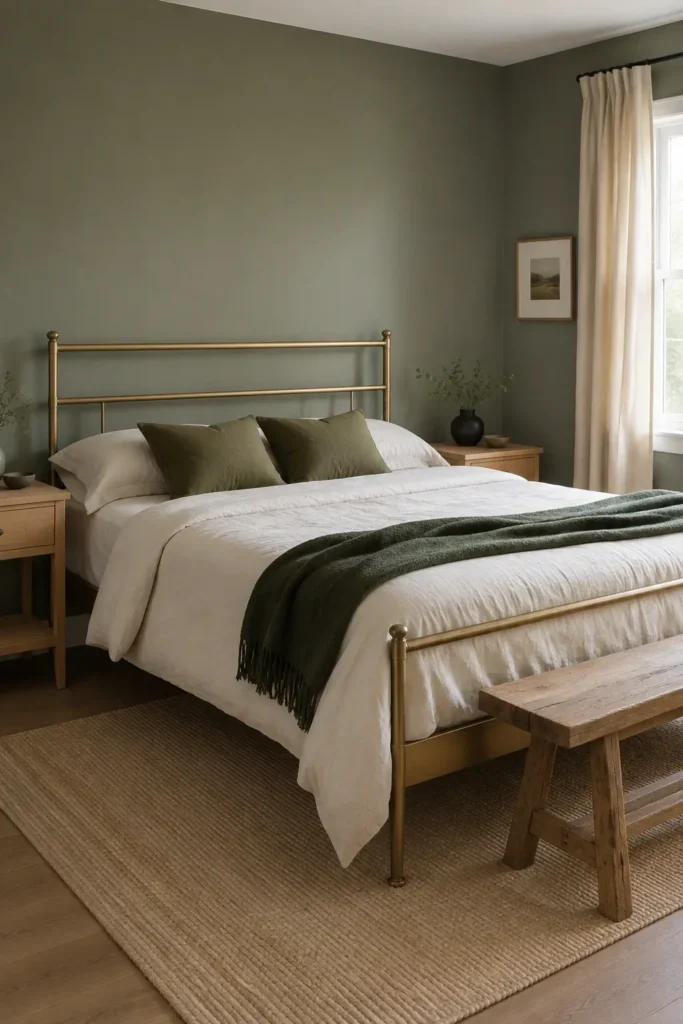Add a Slim Gold Bed Frame