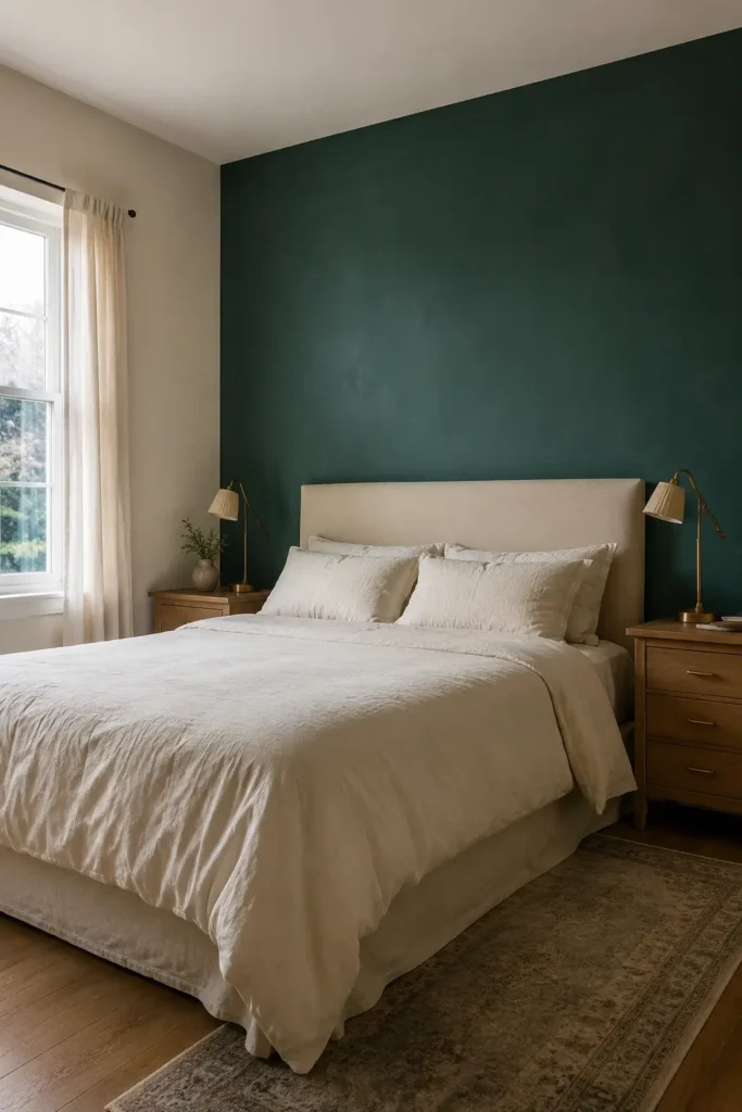 Emerald Green and Gold Bedroom Ideas