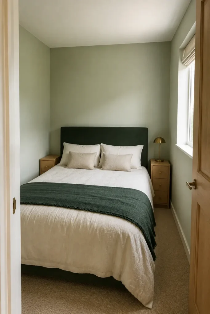 Paint the Walls Light, Save Dark Green for the Bed