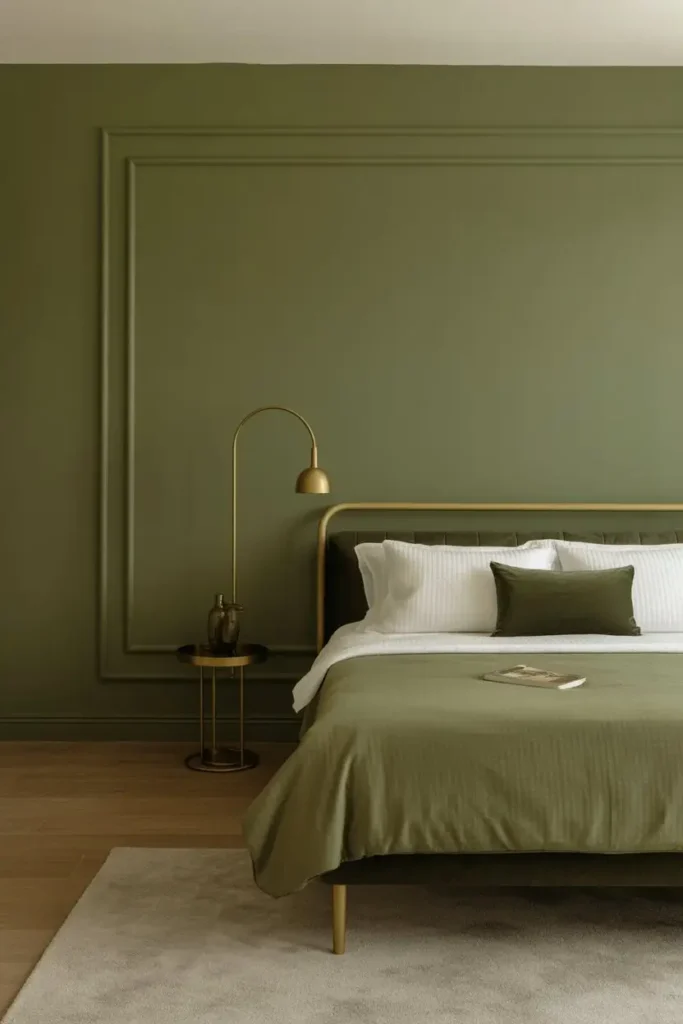 Green and Gold Bedroom Ideas 