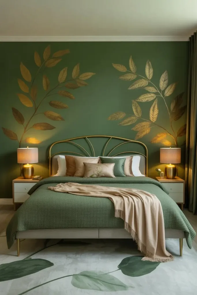 Gilded Leaf Bedroom