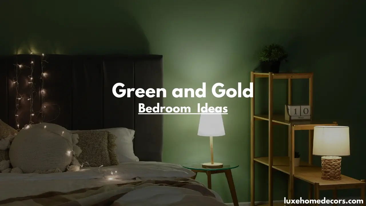 Green and Gold Bedroom Ideas
