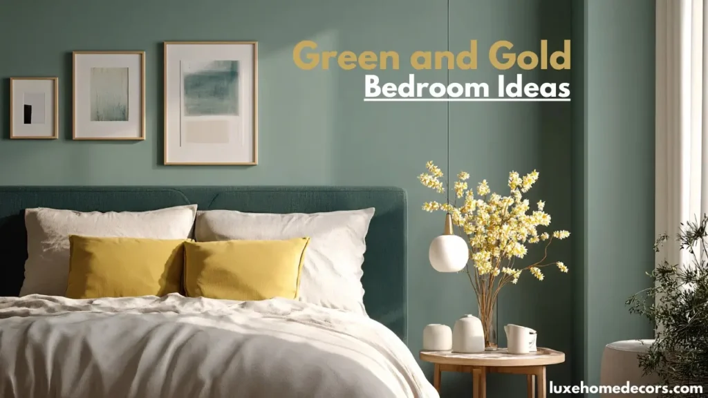 Green and Gold Bedroom Ideas