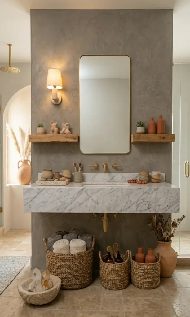 Grey and Beige Bathroom Ideas