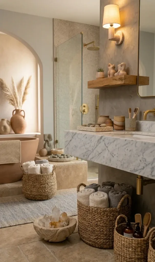 Grey and Beige Bathroom Ideas