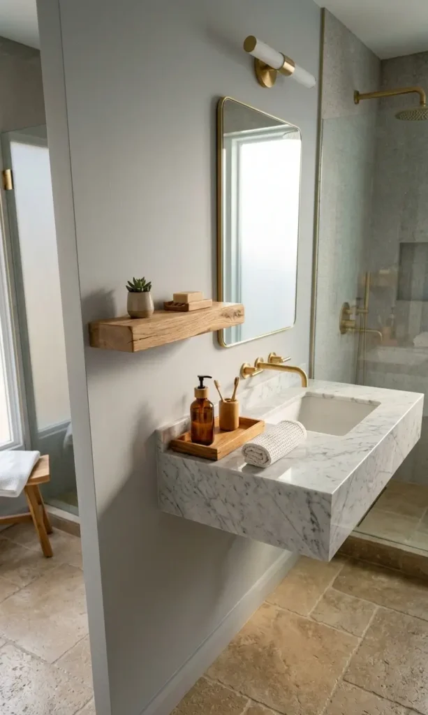 Grey and Beige Bathroom Ideas