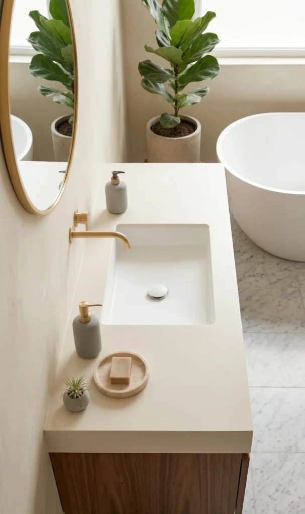 Grey and Beige Bathroom Ideas