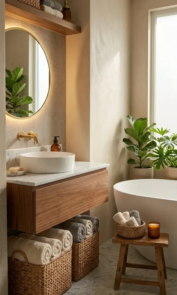 Grey and Beige Bathroom Ideas