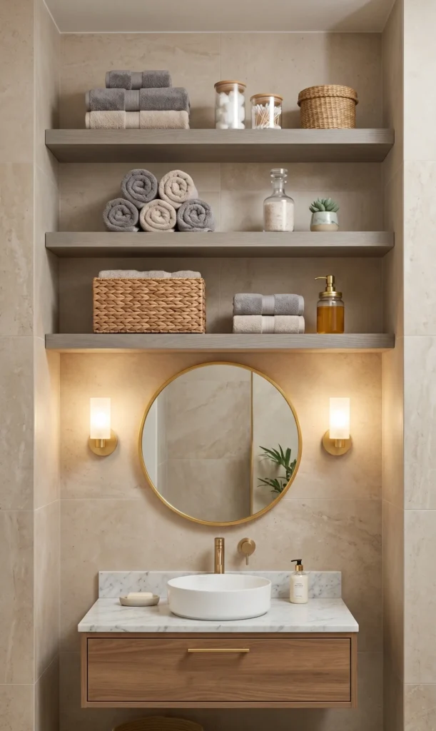 Grey and Beige Bathroom Ideas