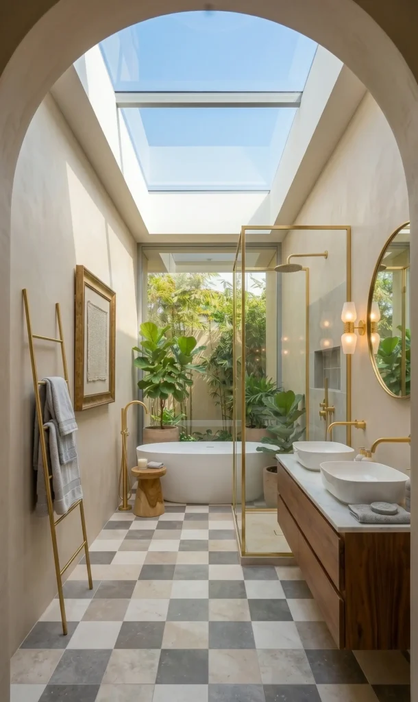 Grey and Beige Bathroom Ideas