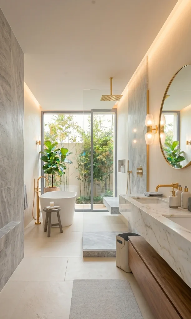 Grey and Beige Bathroom Ideas