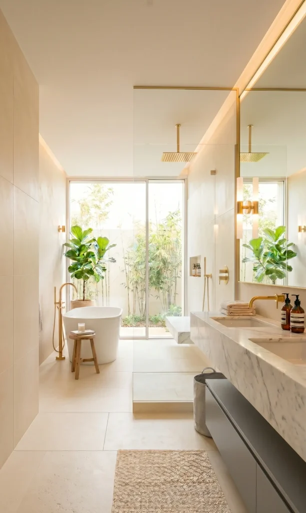 Grey and Beige Bathroom Ideas