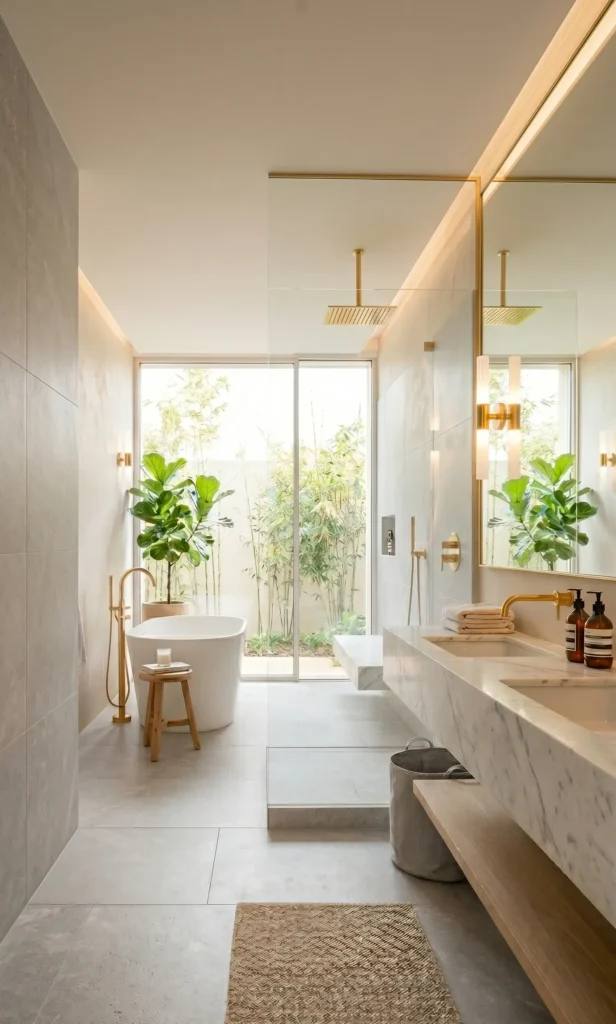 Grey and Beige Bathroom Ideas