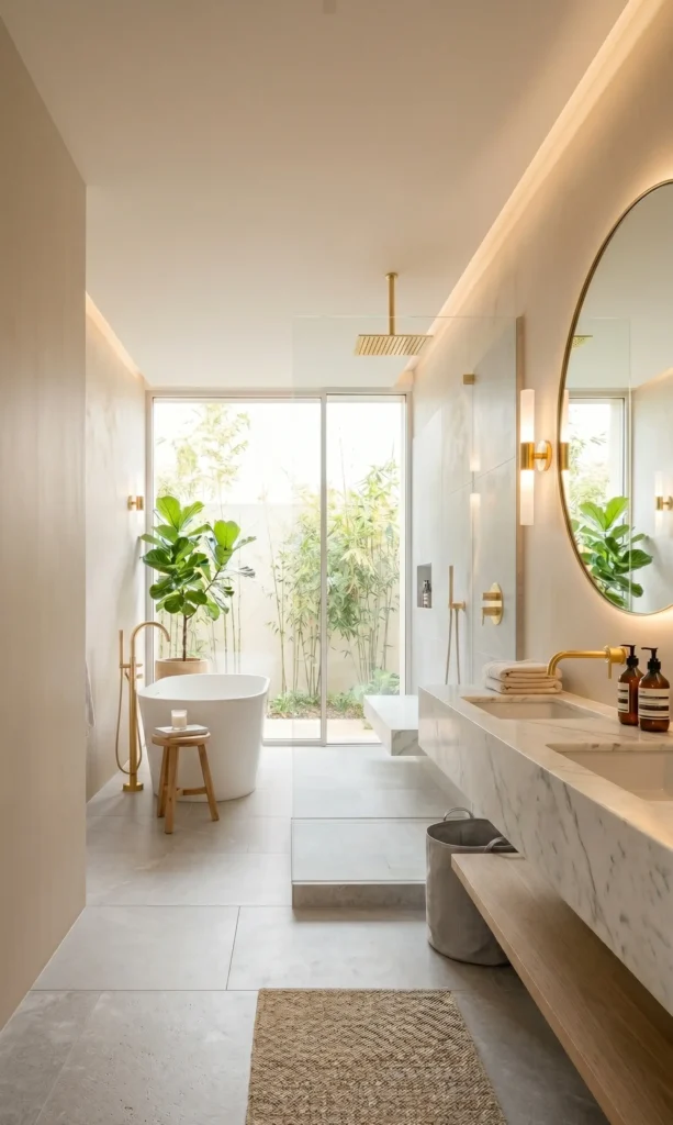 Grey and Beige Bathroom Ideas