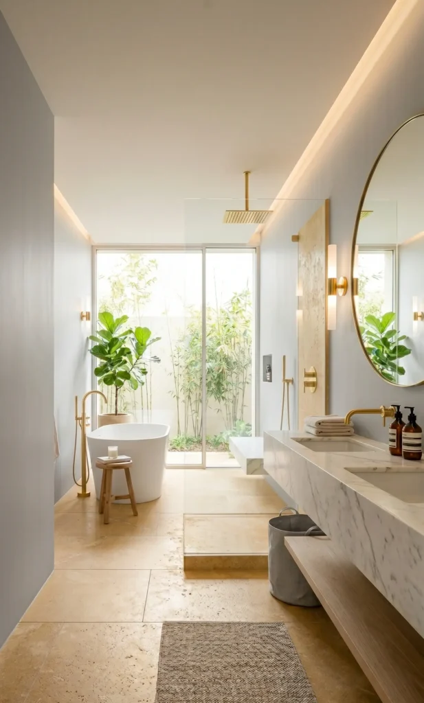 Grey and Beige Bathroom Ideas