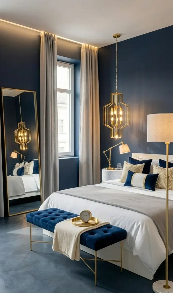 White and Gold Bedroom Decor Ideas