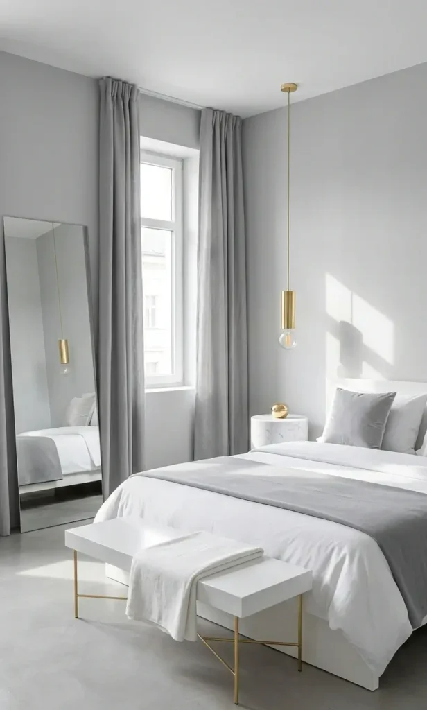 White and Gold Bedroom Decor Ideas