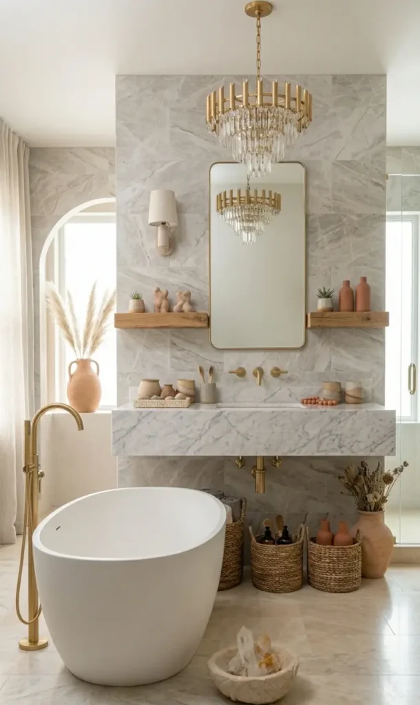 Grey and Beige Bathroom Ideas