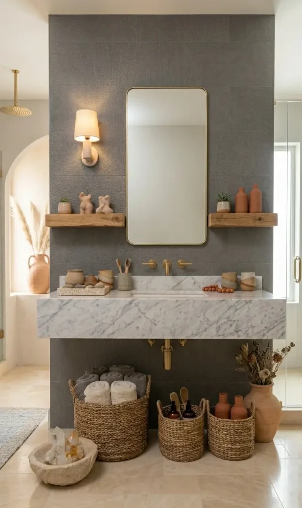 Grey and Beige Bathroom Ideas