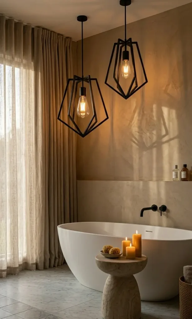 White and Beige Bathroom Ideas