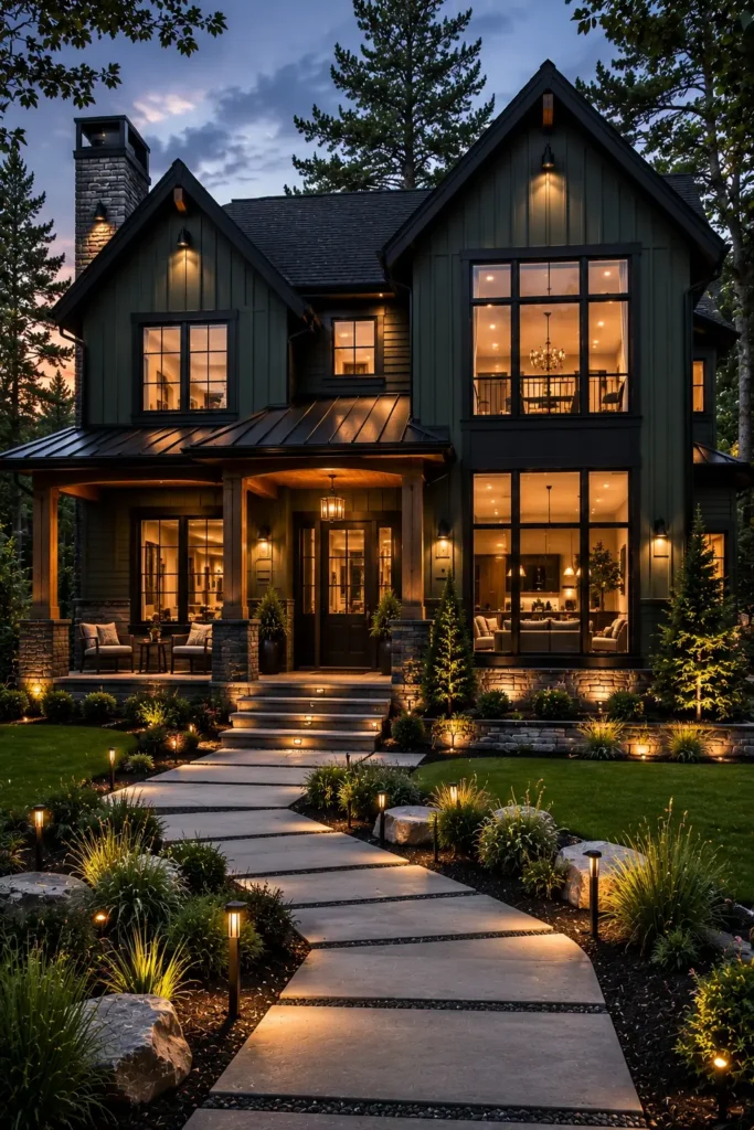 Black Window Frames for Modern Contrast