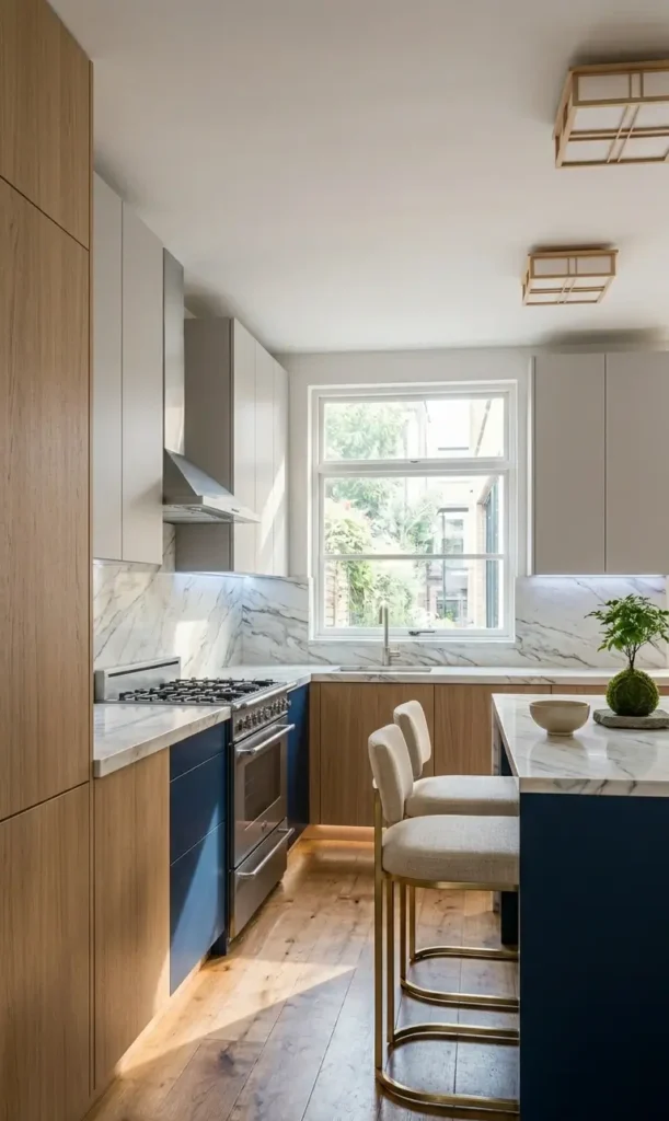 Minimalist Navy Kitchen Ideas