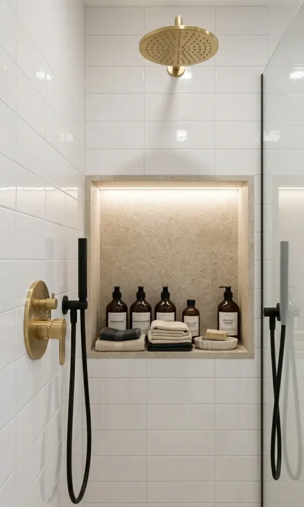 White and Beige Bathroom Ideas