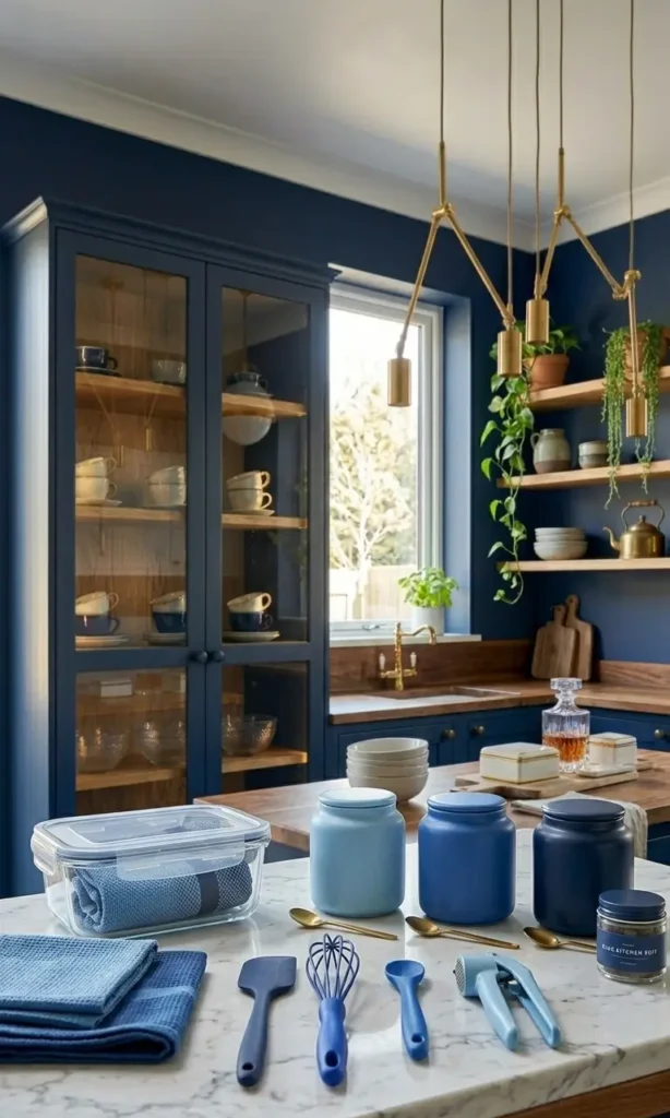Blue Kitchen Decor Accessories