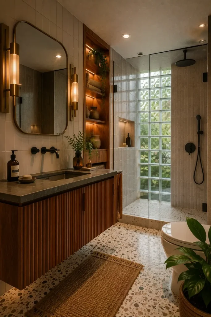 Best Materials for Mid Century Modern Bathroom Decor