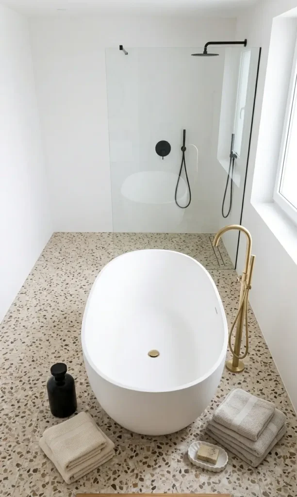 White and Beige Bathroom Ideas