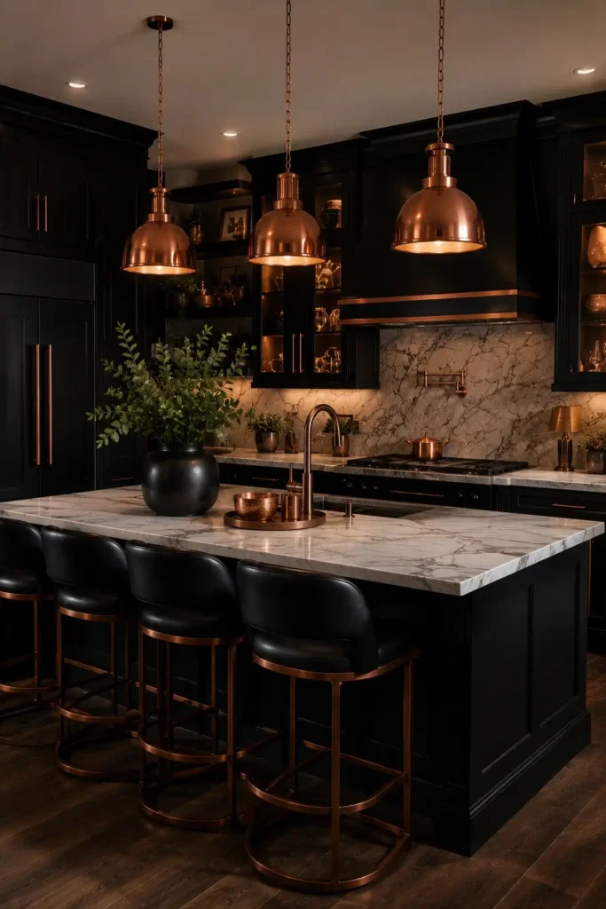 Black and Copper