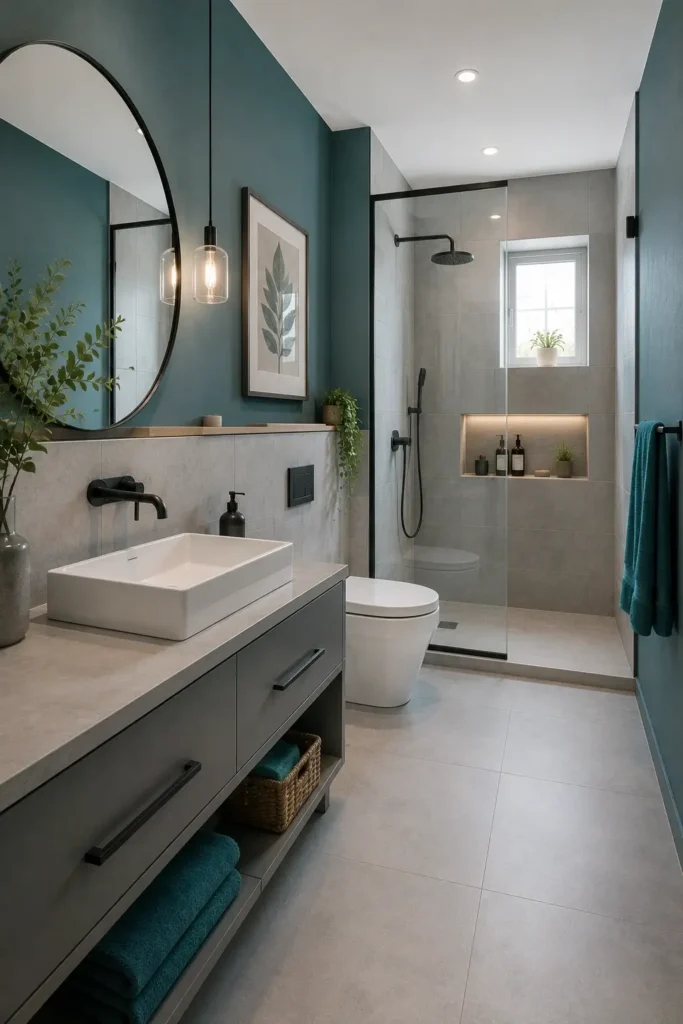 Teal and Gray &mdash; Calm and Sophisticated