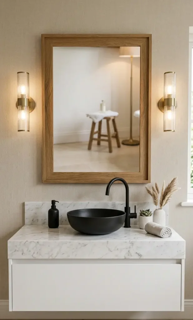 White and Beige Bathroom Ideas