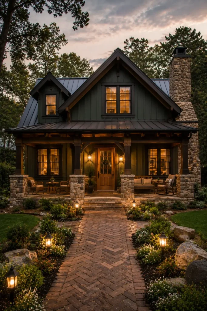 Stone and Brick Accents for a Natural Look