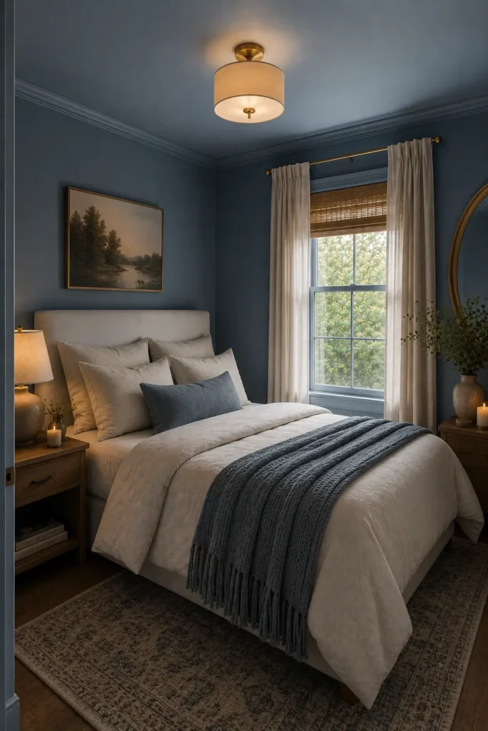 Color Drenching for Small Bedrooms
