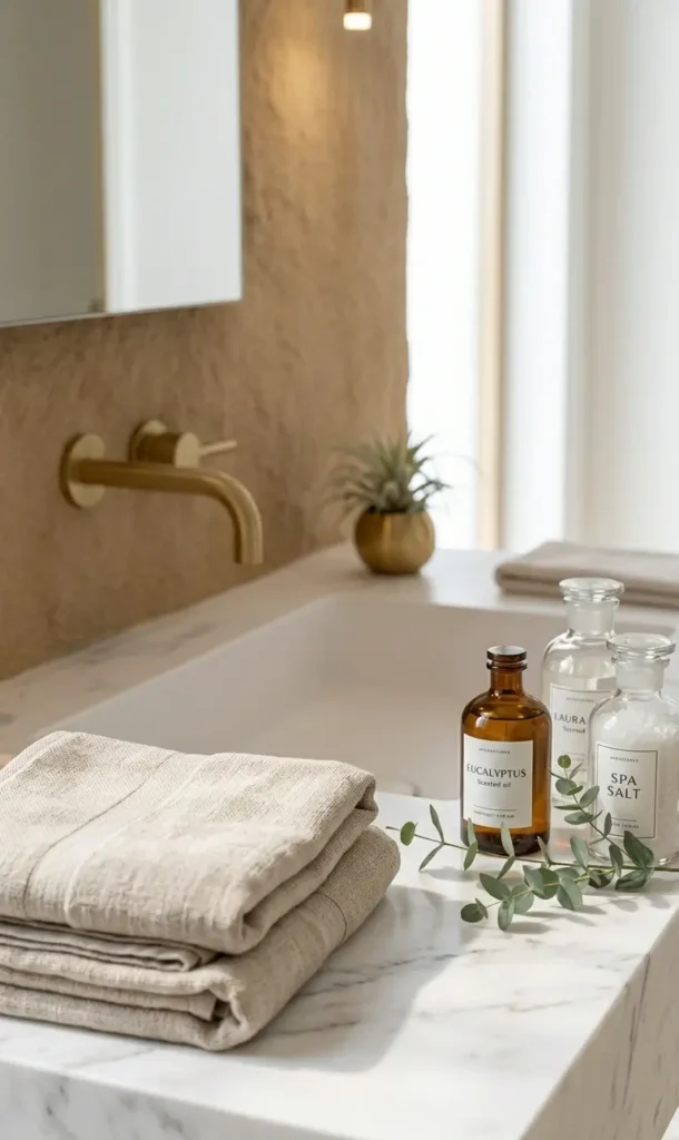 White and Beige Bathroom Ideas