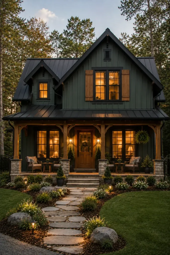 Black Metal Roof Ideas for Green Homes