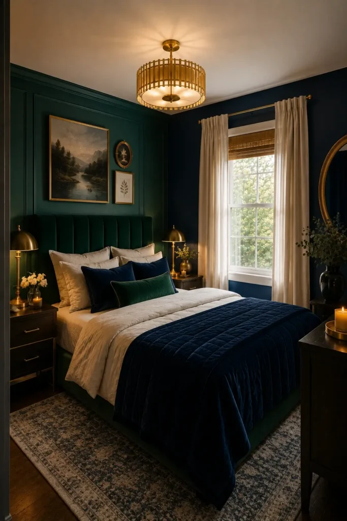 Jewel Tone Bedroom Colors for a Cozy Luxury Look