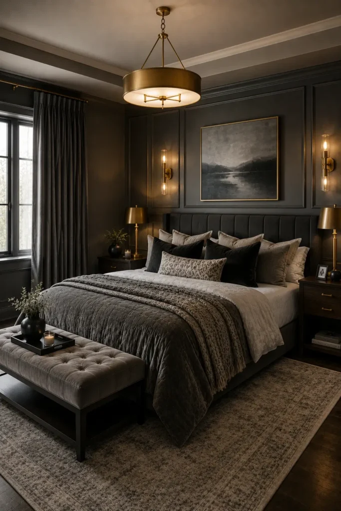 Gray and Beige Bedroom Color Schemes