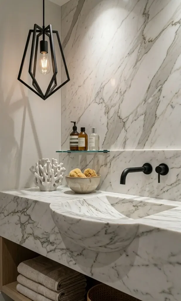 White and Beige Bathroom Ideas